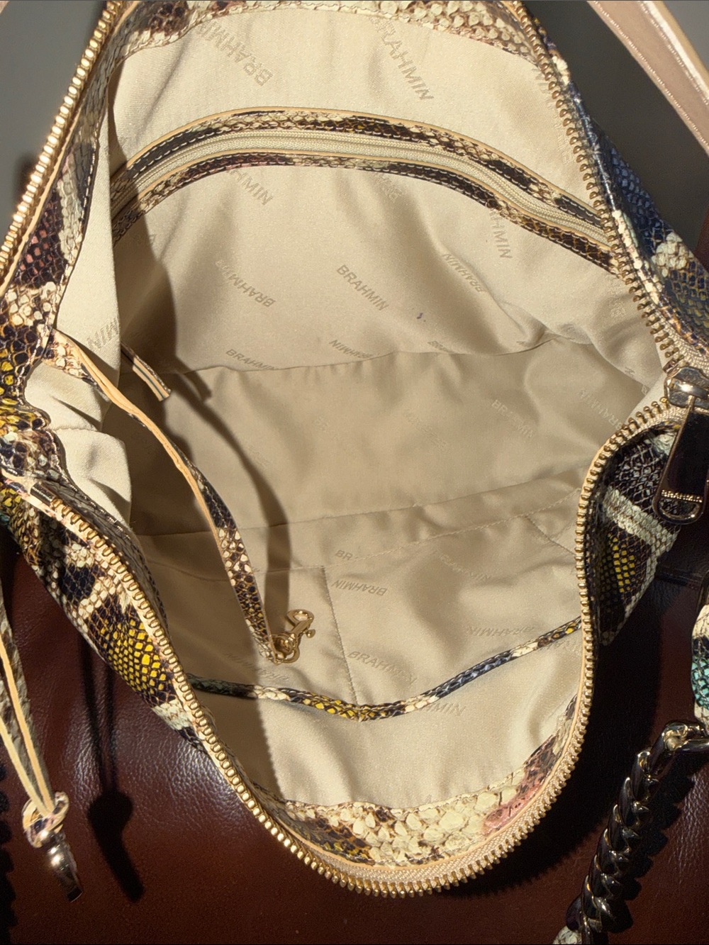 ‼️Brahmin Heather Multi Caloosa Shoulder Bag Crossbosy Bag - Picture 11 of 12
